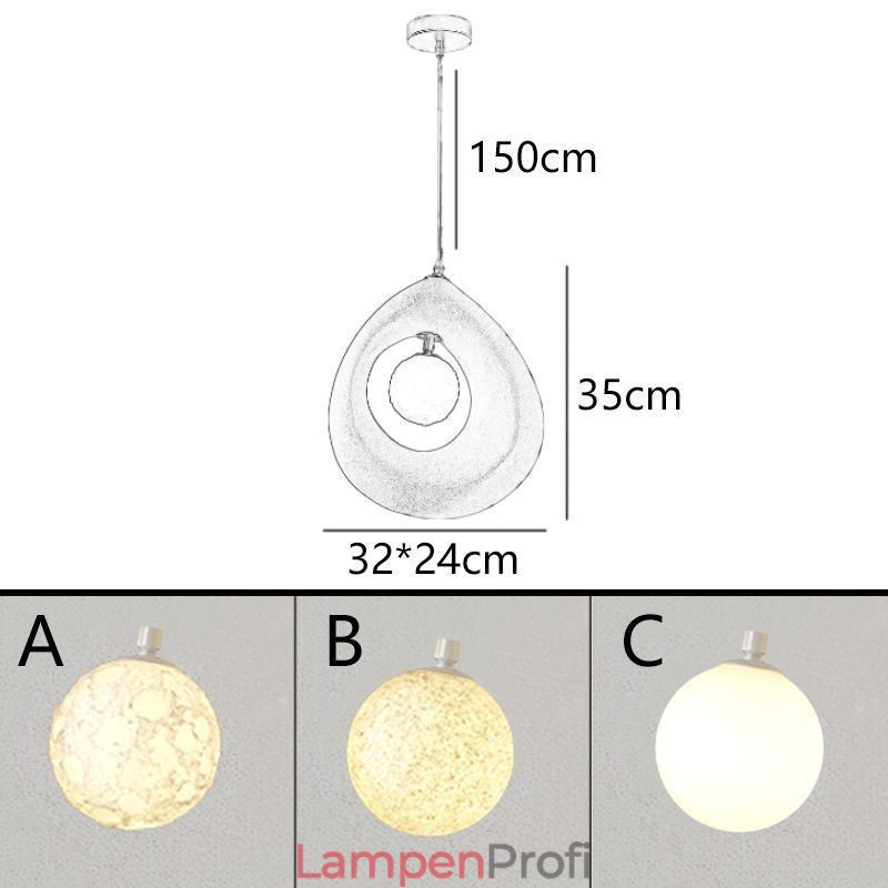 Harz Pendelleuchte Moderne einfache Deckenlampe