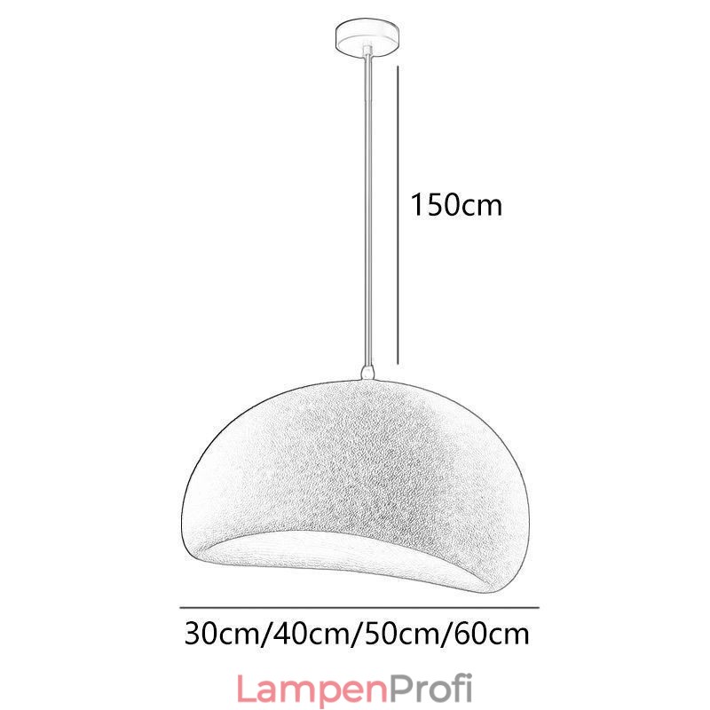 Harz Pendelleuchte Minimalistische Hängeleuchte