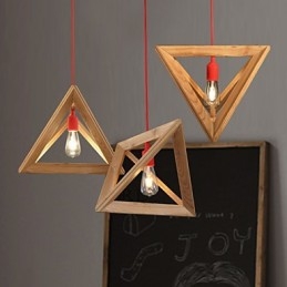 Nordic Holz Kronleuchter Cafe Kleidung Kreative Retro Dekorative Eiche Kronleuchter