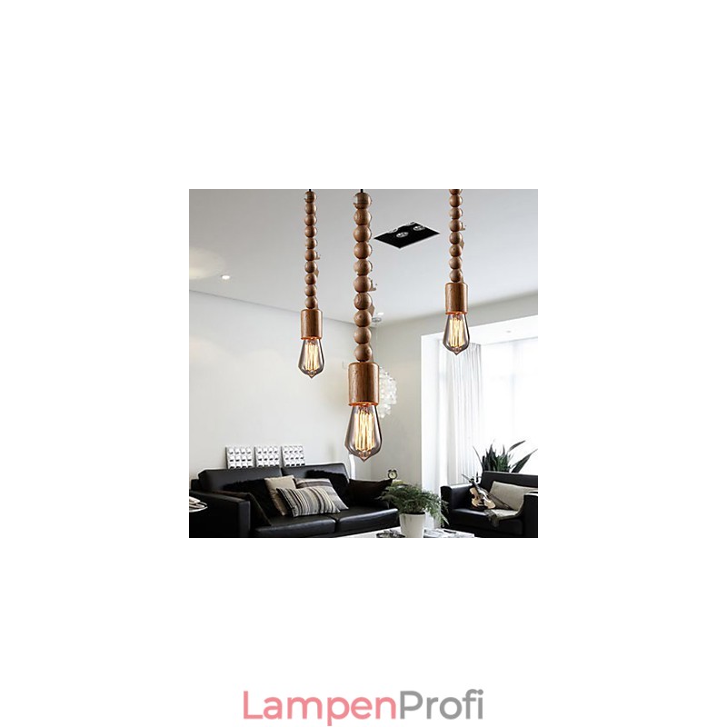 Kronleuchter Mini-Stil Traditionell Klassisch Holz Bambus