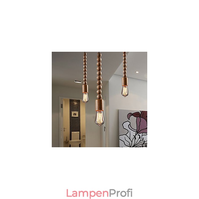 Kronleuchter Mini-Stil Traditionell Klassisch Holz Bambus