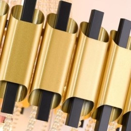 Kristall Pendelleuchte Gold Luxus Dekorative Deckenleuchte