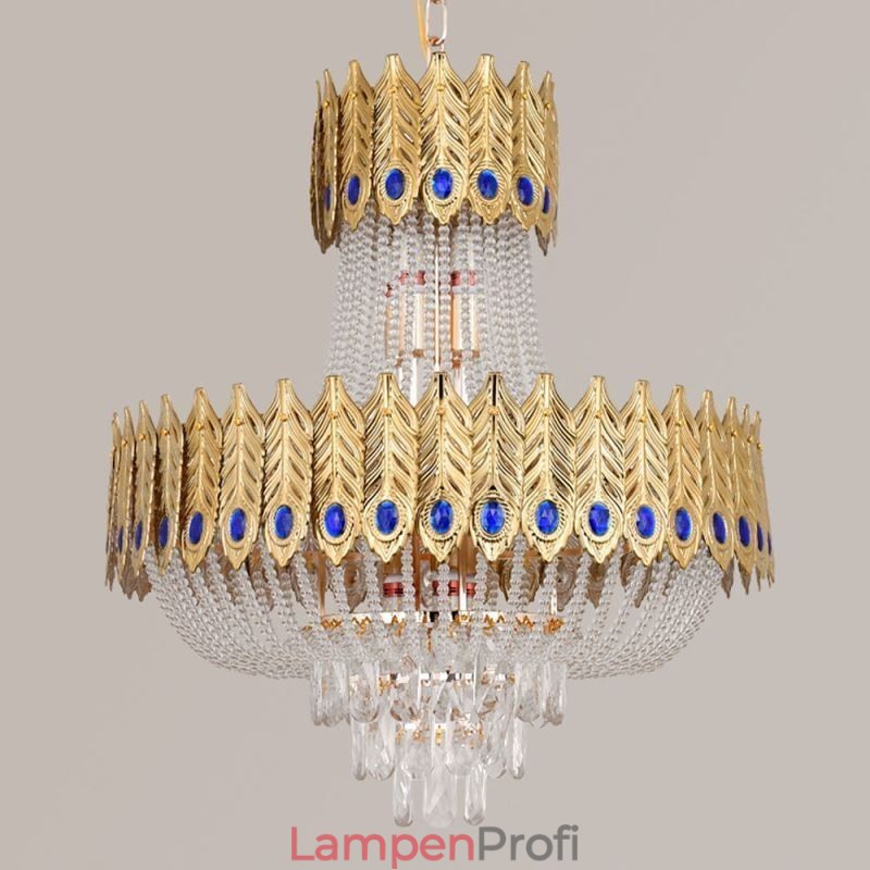 Kristall Pendelleuchte Luxus Dekorative Deckenleuchte 60cm