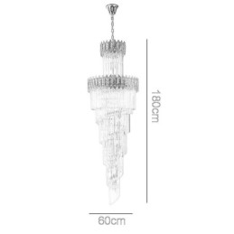 Gold Kristall Pendelleuchte Galvanisiert Gold Phoenix Schwanz Lampenschirm Deckenleuchte