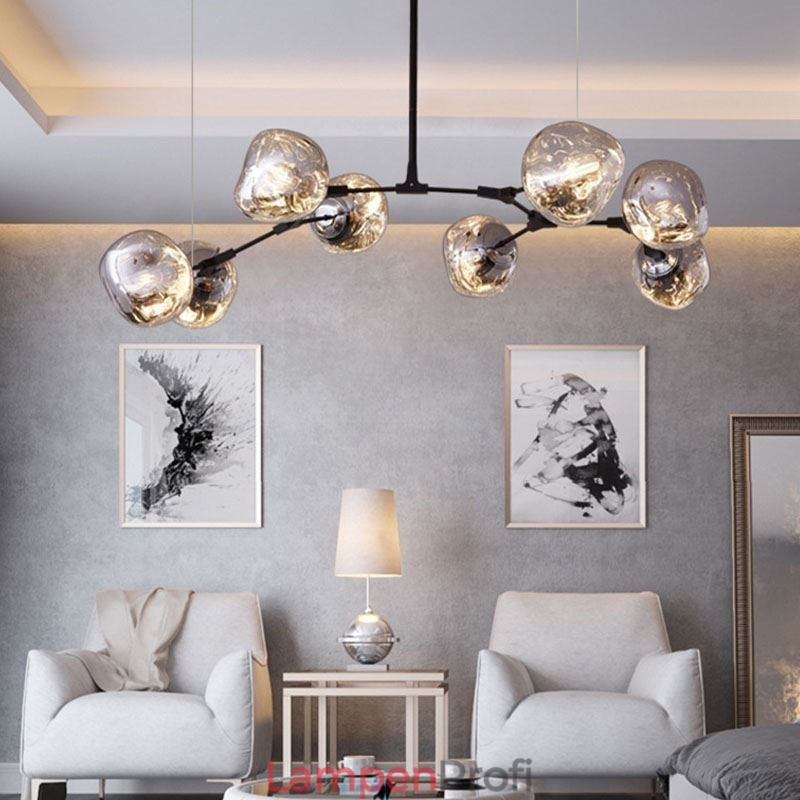 Nordic Deckenleuchte Moderne Galvanisierte Glasmalerei Lampenschirm Pendelleuchte