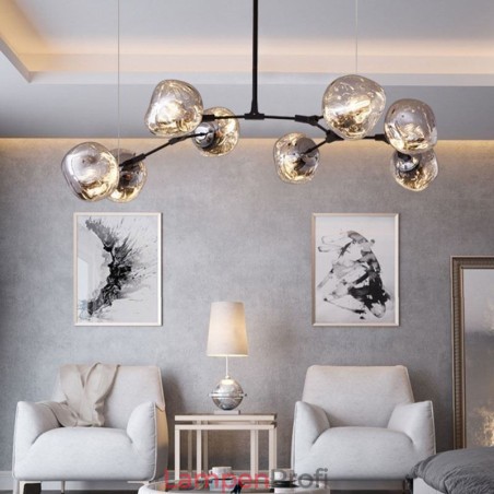 Nordic Deckenleuchte Moderne Galvanisierte Glasmalerei Lampenschirm Pendelleuchte Nordic Deckenleuchte Moderne Galvanisierte Glasmalerei Lampenschirm Pendelleuchte