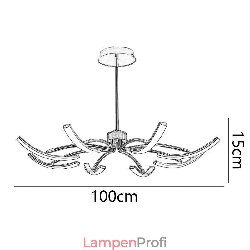 Pendelleuchte Minimalistische transformierbare Deckenleuchte