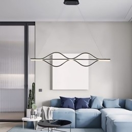 Pendelleuchte Minimalist Light Wave Deckenleuchte