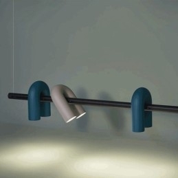 Deckenleuchte Schmiedeeisen U-förmige Pendelleuchte 90 drehbarer Schirm