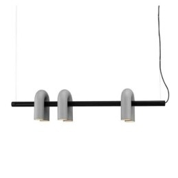 Deckenleuchte Schmiedeeisen U-förmige Pendelleuchte 90 drehbarer Schirm