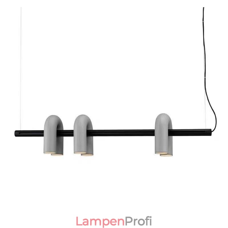 Deckenleuchte Schmiedeeisen U-förmige Pendelleuchte 90 drehbarer Schirm