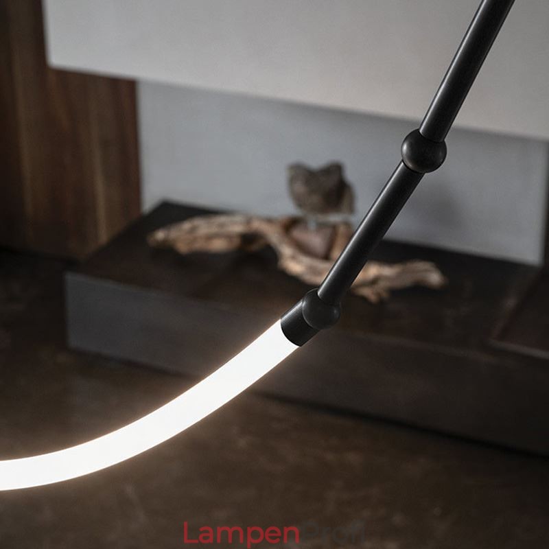 Pendelleuchte Creative Line Bambus Deckenleuchte Schwarz Gold