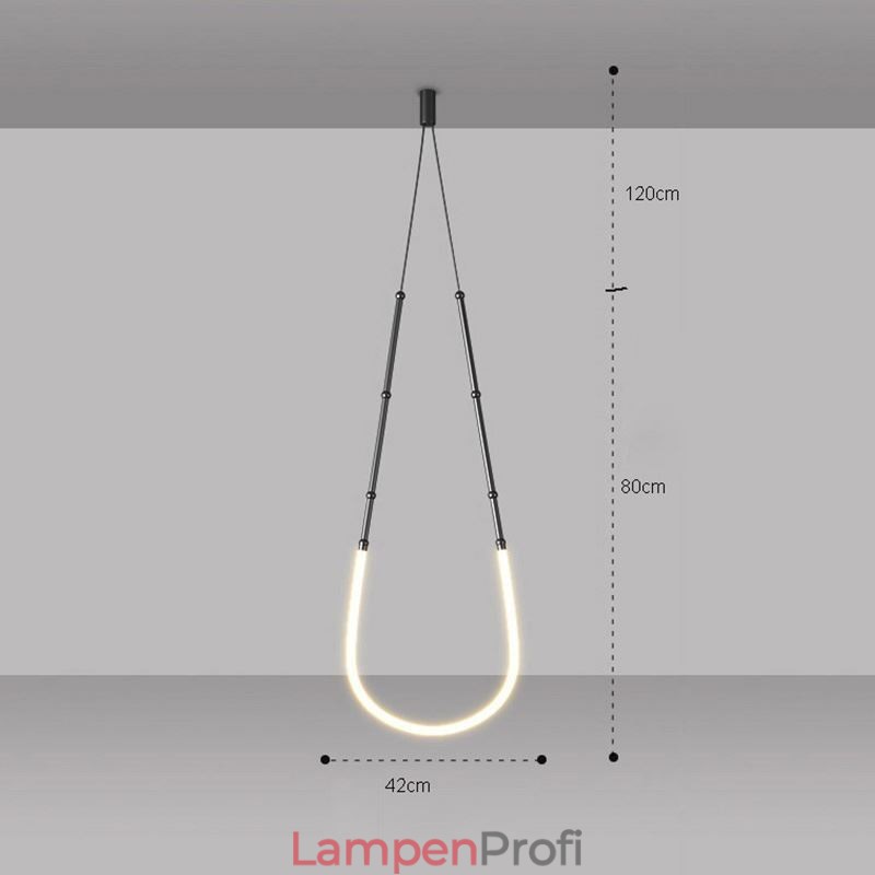 Pendelleuchte Creative Line Bambus Deckenleuchte Schwarz Gold