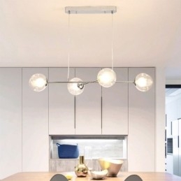 Glas Hängeleuchte Europäische Magic Bean Pendelleuchte 4 Lichter