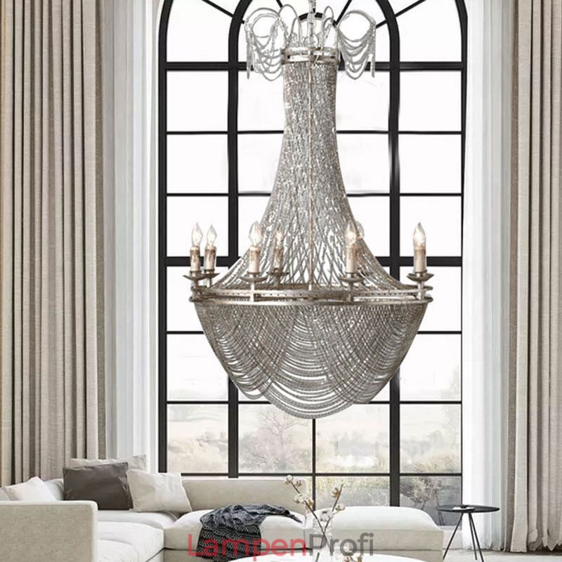 Aluminium Kette Anhänger Licht Kreative Licht Luxus Quaste Dekorative Licht Gold Silber