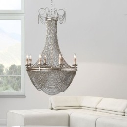 Aluminium Kette Anhänger Licht Kreative Licht Luxus Quaste Dekorative Licht Gold Silber