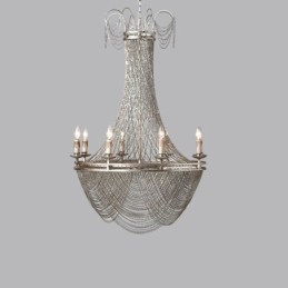 Aluminium Kette Anhänger Licht Kreative Licht Luxus Quaste Dekorative Licht Gold Silber