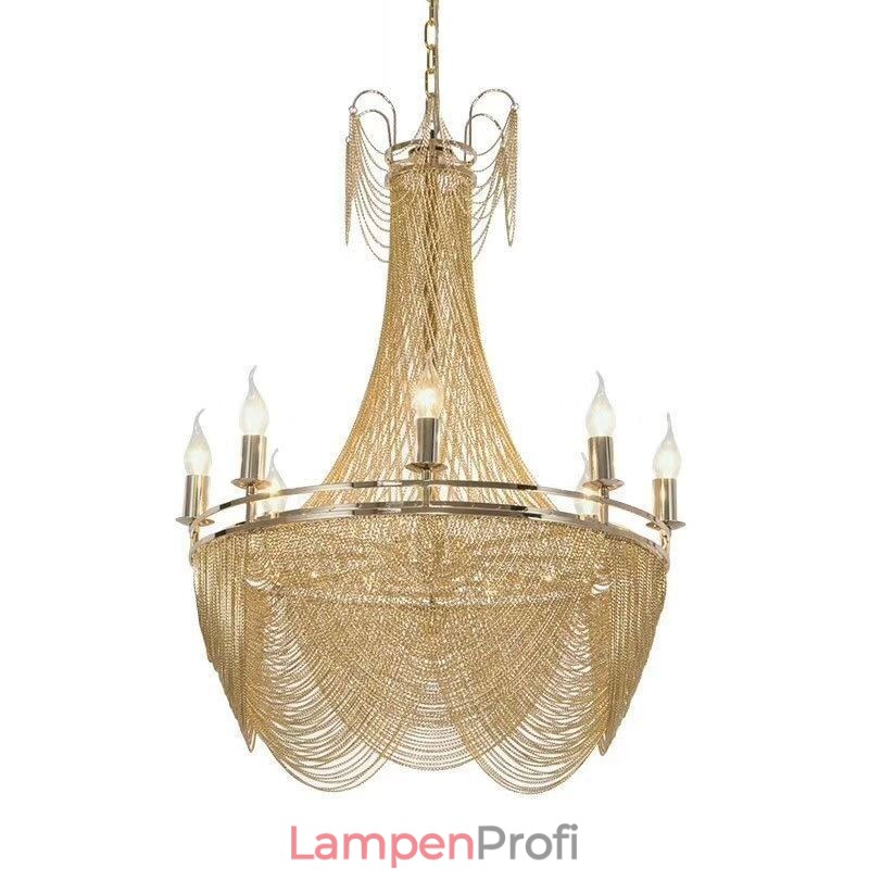 Aluminium Kette Anhänger Licht Kreative Licht Luxus Quaste Dekorative Licht Gold Silber