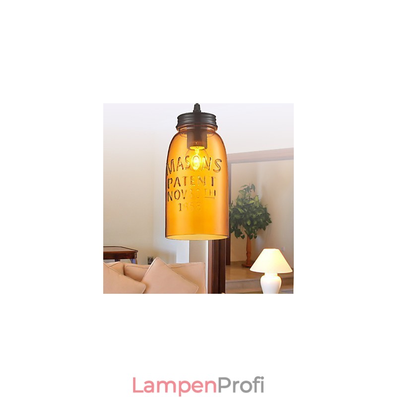 Pendelleuchte 1 Licht Italienischer Stil Transparente Galvanisierung