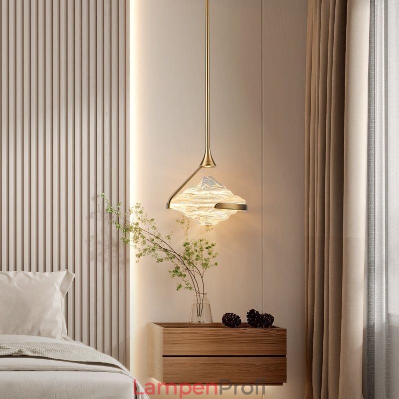 Pendelleuchte Moderne minimalistische Schmiedeeisen Lavaglas Deckenleuchte
