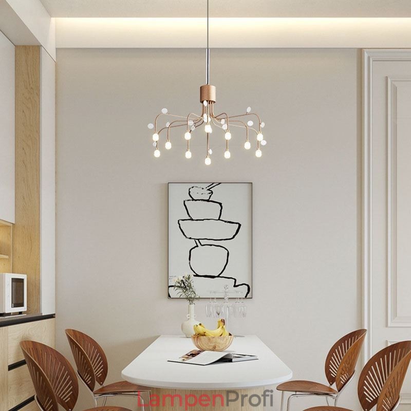 Pendelleuchte Nordic Creative Natural White Deckenleuchte 14 Lichter