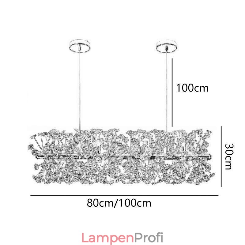Pendelleuchte Galvanikstreifen Sonnenblume Schmiedeeisen Deckenleuchte