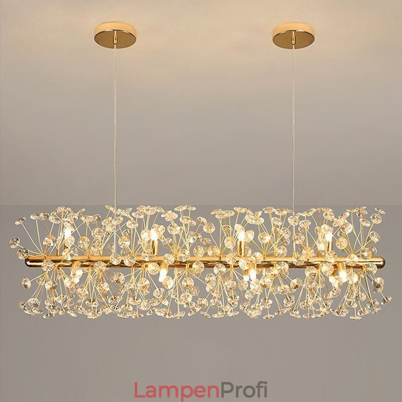 Pendelleuchte Galvanikstreifen Sonnenblume Schmiedeeisen Deckenleuchte