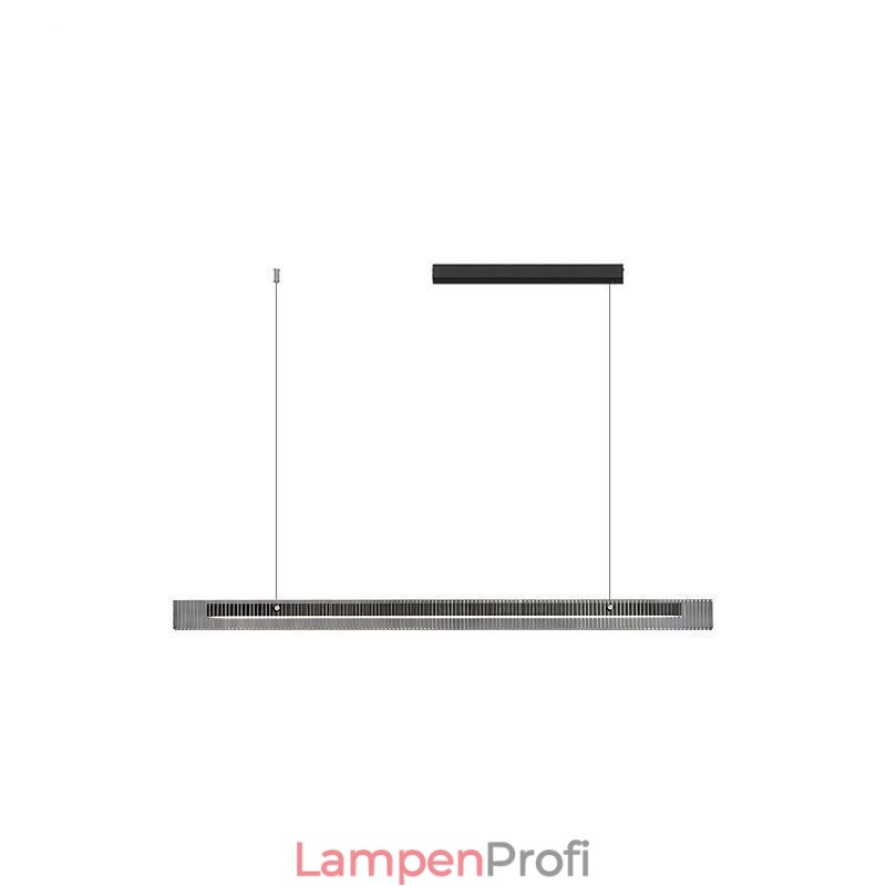 Pendelleuchte 100CM Glas Deckenleuchte Stufenlos Dimmbar Mit Fernbedienung