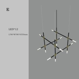 Pendelleuchte Spleißen Warmweiß Kreative Deckenleuchte DIY Kombinationslampe