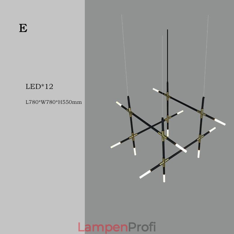 Pendelleuchte Spleißen Warmweiß Kreative Deckenleuchte DIY Kombinationslampe