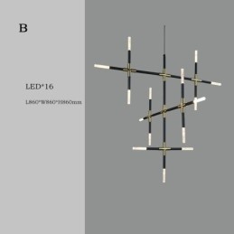 Pendelleuchte Spleißen Warmweiß Kreative Deckenleuchte DIY Kombinationslampe