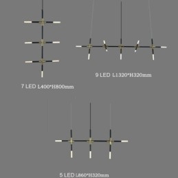 Einfache Pendelleuchte Kreatives Spleißen Warmweiß Deckenleuchte DIY Kombinationslampe