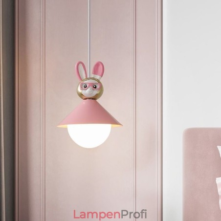 Pendelleuchte Moderne minimalistische G9 Schmiedeeisen Kaninchen Kalb Harz Deckenleuchte