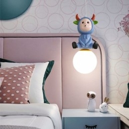 Pendelleuchte Moderne minimalistische G9 Schmiedeeisen Kaninchen Kalb Harz Deckenleuchte