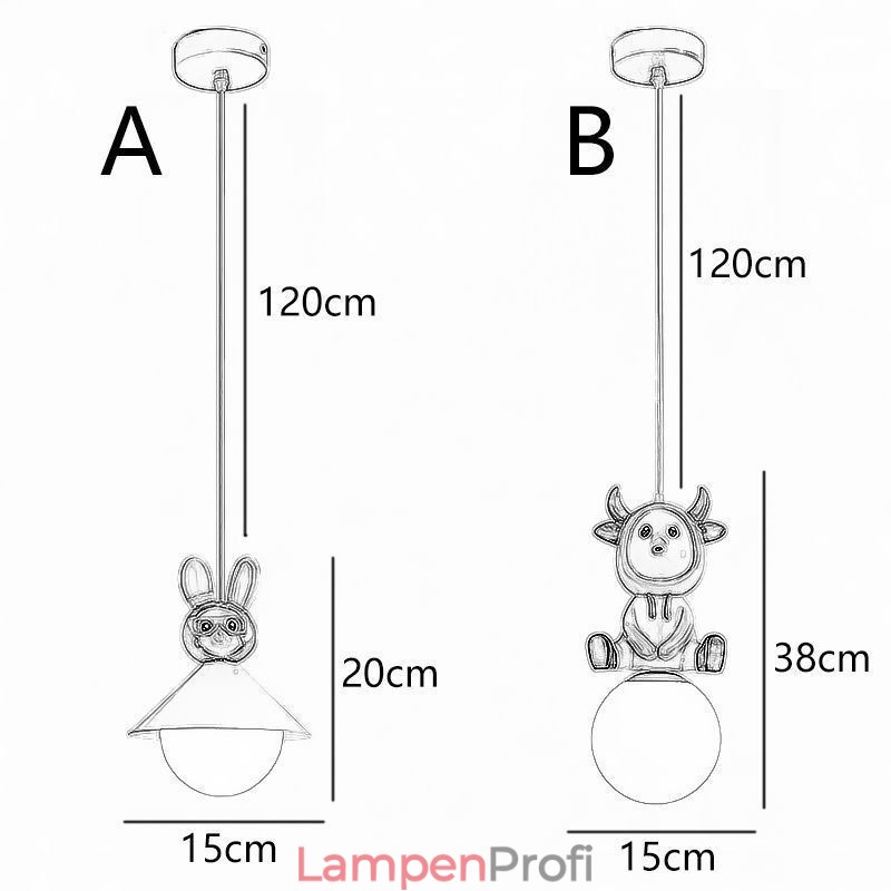 Pendelleuchte Moderne minimalistische G9 Schmiedeeisen Kaninchen Kalb Harz Deckenleuchte