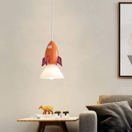 Minimalistische Pendelleuchte Schmiedeeisen Mondlandung Kleine Deckenleuchte