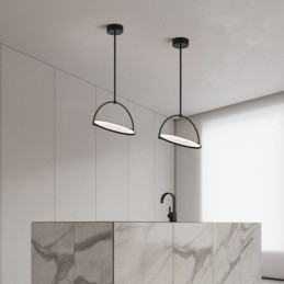 Nordische Pendelleuchte Kreative Schmiedeeisenring-Deckenleuchte