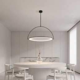 Nordische Pendelleuchte Kreative Schmiedeeisenring-Deckenleuchte