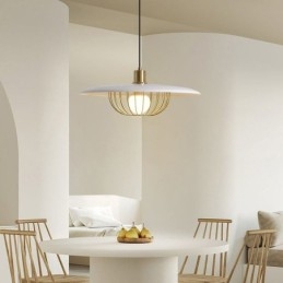 Nordic Pendelleuchte Schmiedeeisen Kreative Disc Deckenleuchten