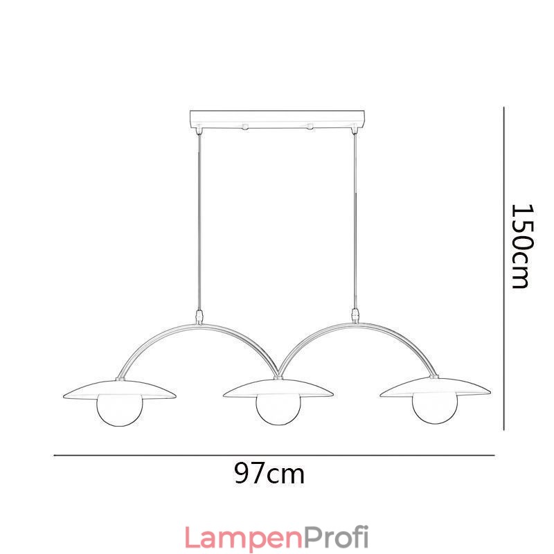 Nordic Pendelleuchte Kreative G9 Schmiedeeisen Welle Deckenleuchte