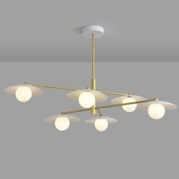 Nordic Pendelleuchte Kreative G9 Schmiedeeisenscheibe Deckenleuchte