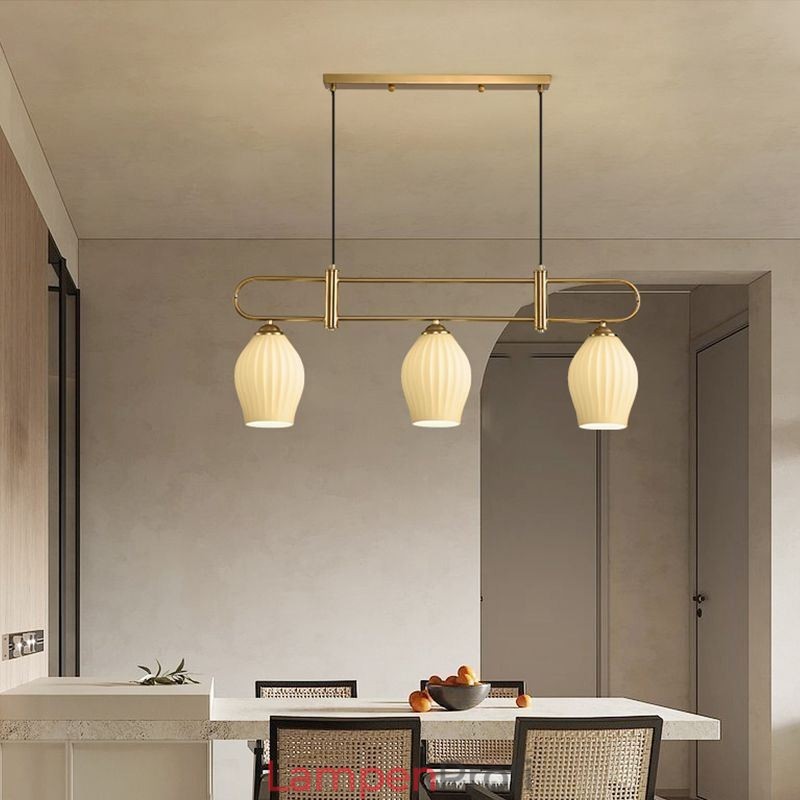 Nordic Pendelleuchte Schmiedeeisen Kreative Staubblatt Deckenleuchte