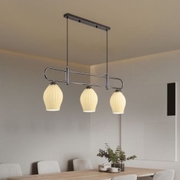 Nordic Pendelleuchte Schmiedeeisen Kreative Staubblatt Deckenleuchte