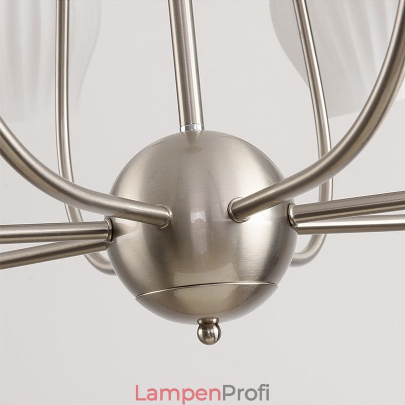 Nordic Pendelleuchte Kreative Schmiedeeisen Sand Nickel Blume Staubblatt Deckenleuchte