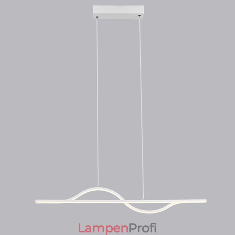 Stilvolle Pendelleuchte Aluminium Art Wave Deckenlampe