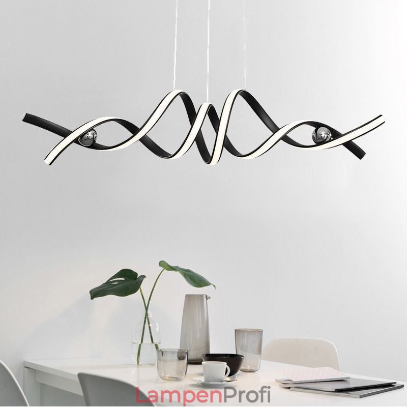 Minimalistische Pendelleuchte Aluminium Art Minimalistische Spiral-Deckenleuchte