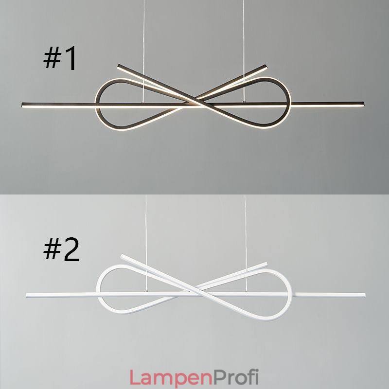 Einfache Pendelleuchte Aluminium Art Bowknot Deckenleuchte