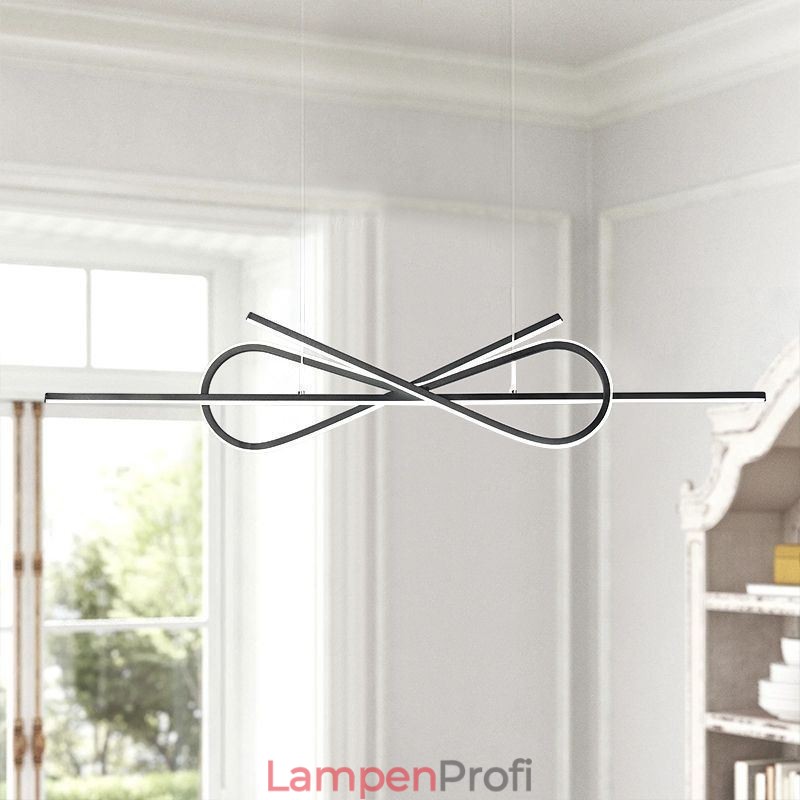 Einfache Pendelleuchte Aluminium Art Bowknot Deckenleuchte