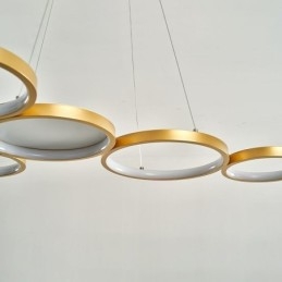 Stilvolle Pendelleuchte Aluminium Art Deckenleuchte