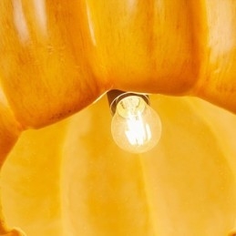 Japanische Retro Kürbis Pendelleuchte Kreative Deckenleuchten